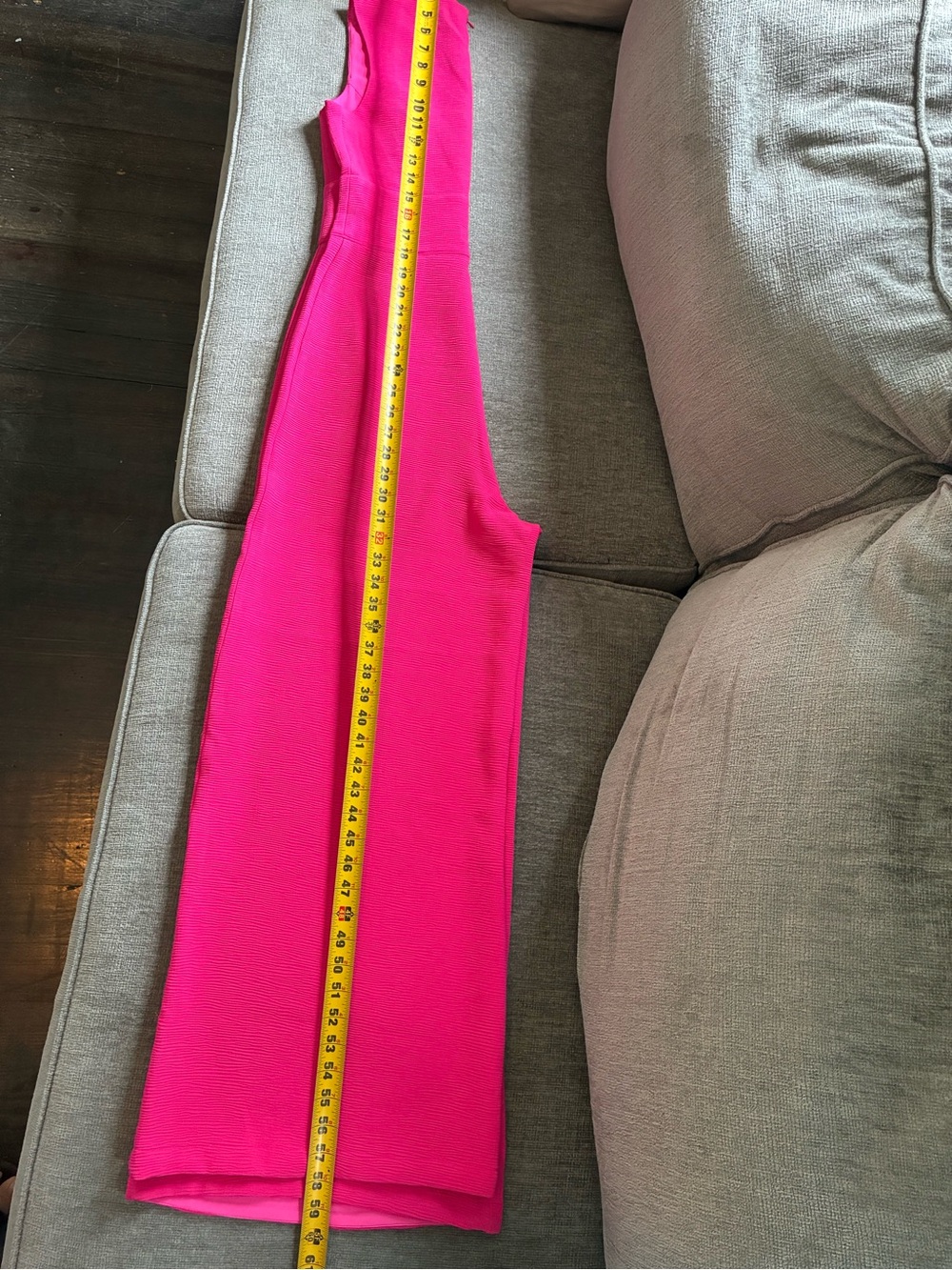 Sugarlips Hot Pink V-Neck Wide-Leg Jumpsuit size:S - Picture 9 of 12